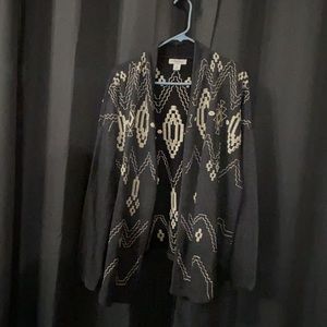 Lucky Bliss Aztec print sweater